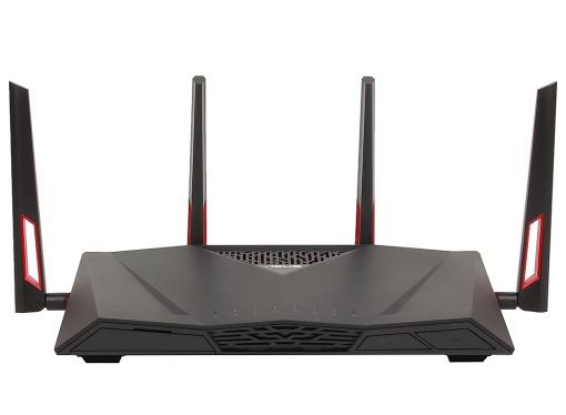 Маршрутизатор ASUS RT-AC88U Двухдиапазонный маршрутизатор с поддержкой Wi-Fi 802.11ac (до 3167 Мбит/с)  и Gigabit Ethernet