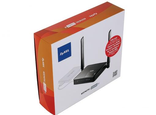 Интернет центр Zyxel Keenetic Omni II Интернет-центр для выделенной линии Ethernet, с точкой доступа Wi-Fi 802.11n 300 Мбит/с, коммутатором Ethernet и