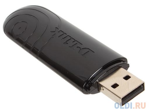 Беспроводной Wi-Fi адаптер D-Link DWA-140/D1B 802.11bgn, 300Mbps, 2.4GHz, USB