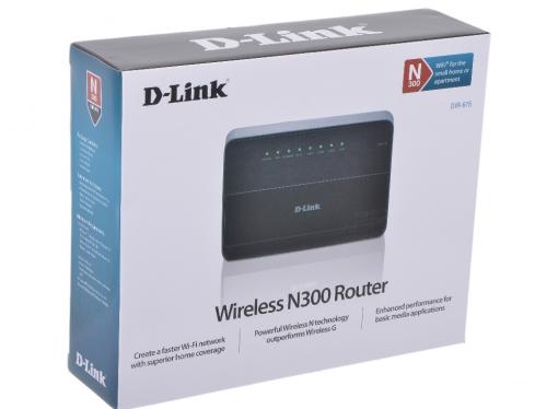 Маршрутизатор D-Link DIR-615S/A1A 802.11bgn, 300Mbps, 2.4GHz, 4xLAN, 1xWAN