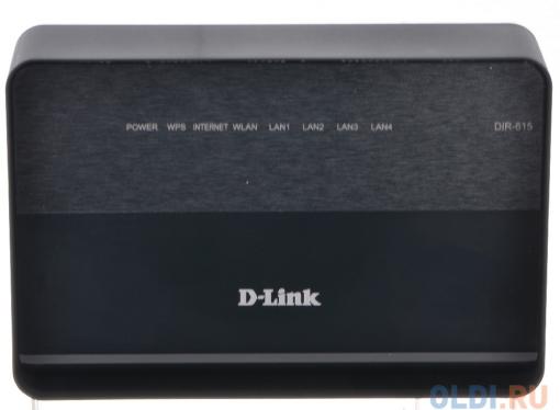 Маршрутизатор D-Link DIR-615S/A1A 802.11bgn, 300Mbps, 2.4GHz, 4xLAN, 1xWAN