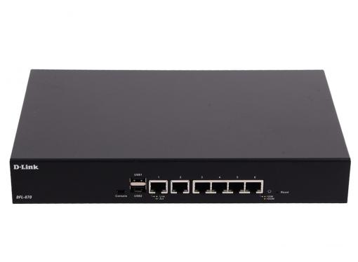 Межсетевой экран D-Link  DFL-870/A1A Гигабитный межсетевой экран NetDefend с 6 настраиваемыми портами