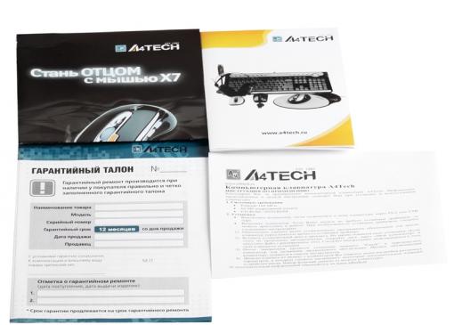 Клавиатура A4Tech KR-750 USB (черный)