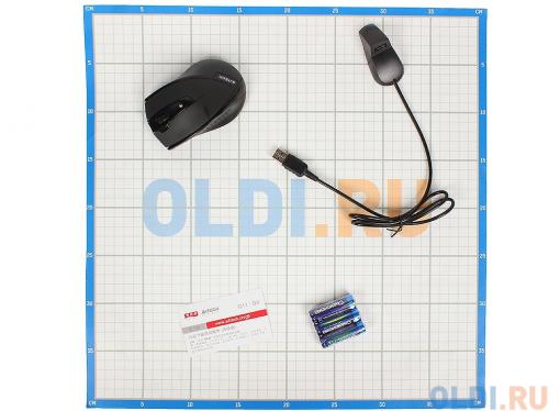 Клавиатура+мышь  A4Tech W 9200F USB (черный), 2.4G наноприемник