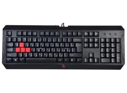 Клавиатура A4 Bloody Q100 черный USB Gamer