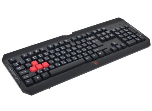 Клавиатура A4 Bloody Q100 черный USB Gamer