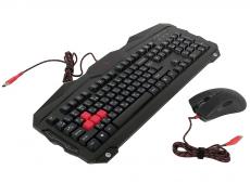 Клавиатура + мышь A4 Bloody Q2100 (Q210+Q9) черный USB Multimedia Gamer