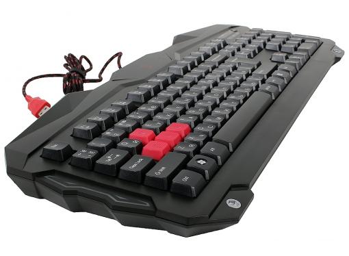 Клавиатура + мышь A4 Bloody Q2100 (Q210+Q9) черный USB Multimedia Gamer