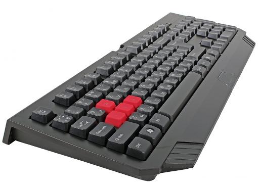 Клавиатура + мышь A4 Bloody Q1500 (Q110+Q9) черный USB Multimedia Gamer
