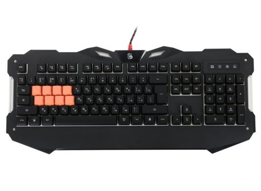 Клавиатура A4Tech Bloody B328 черная USB Multimedia Gamer LED