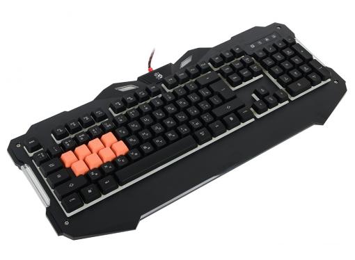 Клавиатура A4Tech Bloody B328 черная USB Multimedia Gamer LED