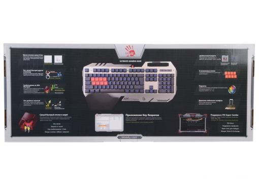 Клавиатура A4Tech Bloody B418 USB Multimedia Gamer LED