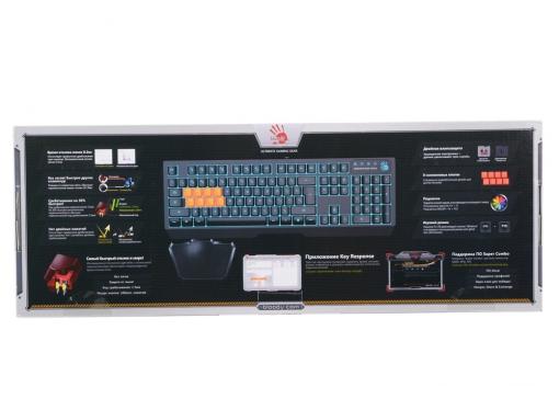 Клавиатура A4Tech Bloody B188 черный USB Multimedia Gamer LED