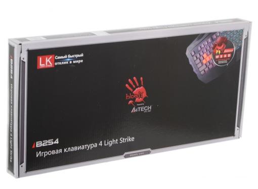 Клавиатура A4Tech Bloody B254 черный USB Multimedia Gamer LED