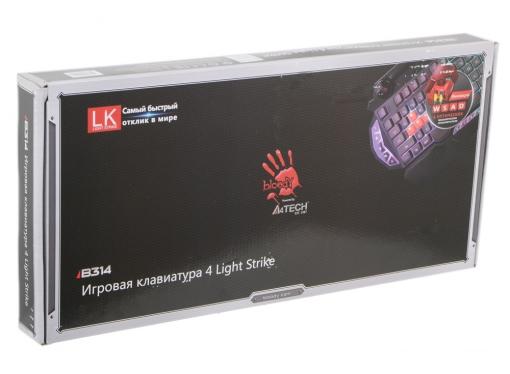 Клавиатура A4Tech  Bloody B314 черный USB Multimedia Gamer LED