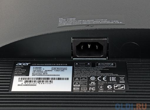 Монитор Acer K192HQLB 18.5