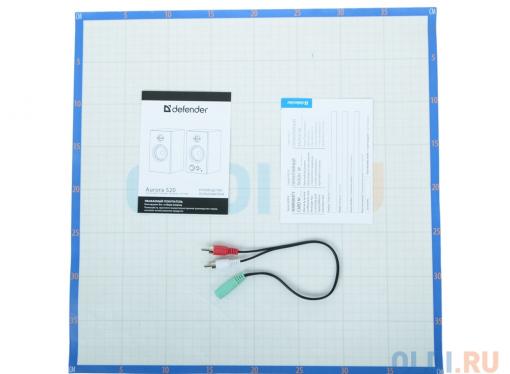 Колонки Defender Aurora S20 Дер.корпус, 2*10W, bass treble