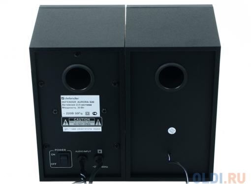 Колонки Defender Aurora S20 Дер.корпус, 2*10W, bass treble