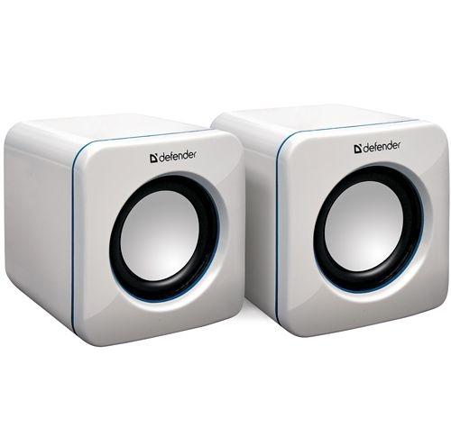 Колонки Defender SPK-530 White 2x2W, USB интерфейс