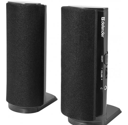 Колонки Defender SPK-210 2x2 Вт, 220В, раз. для наушник
