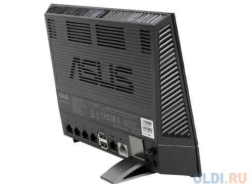 Маршрутизатор ADSL  ASUS  DSL-AC56U Двухдиапазонный маршрутизатор Wi-Fi  VDSL2/ADSL  AC1200  2xUSB