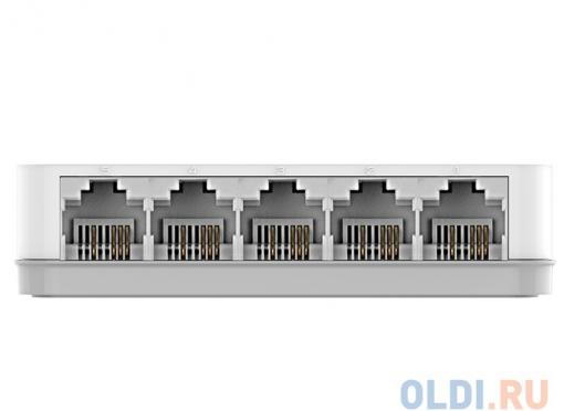 Коммутатор D-Link DES-1005C/A1A Неуправляемый коммутатор с 5 портами 10/100Base-TX и функцией энергосбережения