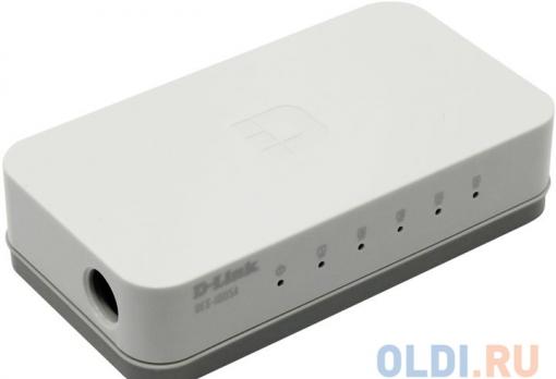 Коммутатор D-Link DES-1005C/A1A Неуправляемый коммутатор с 5 портами 10/100Base-TX и функцией энергосбережения