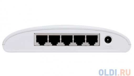 Коммутатор D-Link DGS-1005D/I2A Неуправляемый коммутатор с 5 портами 10/100/1000Base-T и функцией энергосбережения