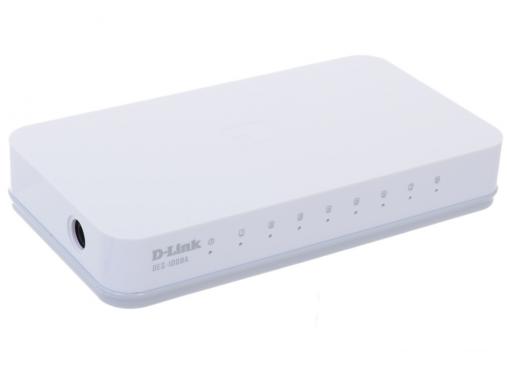Коммутатор D-Link 1008C/A1A Коммутатор с 8 портами 10/100Base-TX