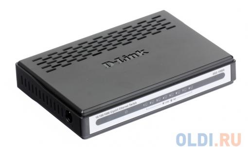 Коммутатор D-Link DGS-1008A/D1A Неуправляемый коммутатор с 8 портами 10/100/1000Base-T и функцией энергосбережения