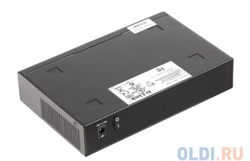 Коммутатор D-Link DGS-1008P/C1A Коммутатор с 8 портами 10/100/1000 (4 порта с поддержкой PoE + 4 порта без поддержки PoE)