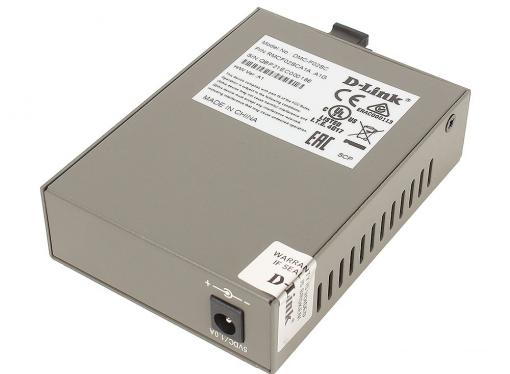 Медиаконвертер D-Link DMC-F02SC/A1A Медиаконвертер с 1 портом 10/100Base-TX и 1 портом 100Base-FX с разъемом SC для многомодового оптического кабеля (