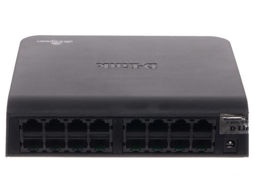 Коммутатор D-Link DES-1016A/E1B Неуправляемый коммутатор с 16 портами 10/100Base-TX и функцией энергосбережения