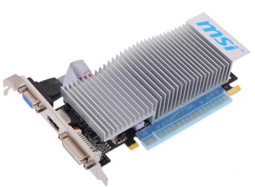 видеокарта 1gb <pci-e> msi n210-tc1gd3h/lp с cuda <gfgt210, gddr3, 64 bit, hdcp, vga, dvi, hdmi, low profile, retail>
