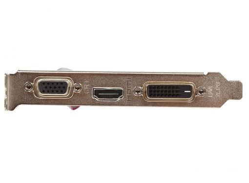 Видеокарта 1Gb (PCI-E) MSI GT 710 1GD3H LP (GFGT710, GDDR3, 64 bit, HDCP, VGA, DVI, HDMI, Retail)