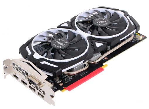 Видеокарта 3Gb (PCI-E) MSI GeForce GTX 1060 ARMOR 3G OCV1 (GTX1060, GDDR5, 192bit, HDCP, DVI, 2*HDMI, 2*DP, Retail)