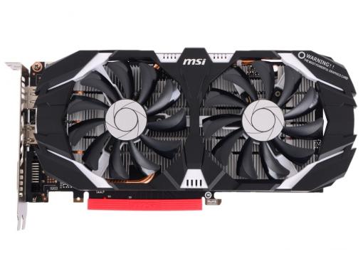 Видеокарта 6Gb (PCI-E) MSI GeForce GTX 1060 6GT OCV1 (GTX1060, GDDR5, 192bit, HDCP, DVI, HDMI, DP, Retail)