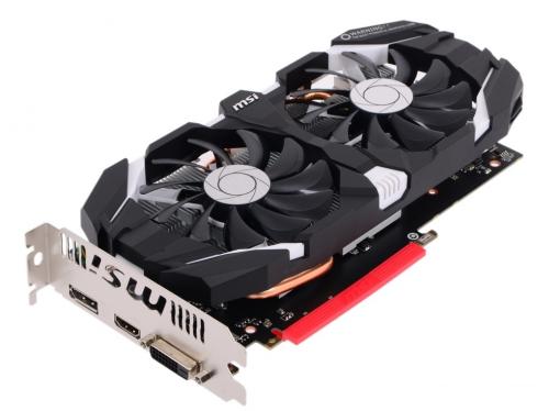 Видеокарта 6Gb (PCI-E) MSI GeForce GTX 1060 6GT OCV1 (GTX1060, GDDR5, 192bit, HDCP, DVI, HDMI, DP, Retail)