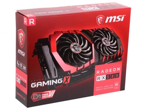 Видеокарта MSI Radeon RX 580 GAMING X 4G 4Gb 1380Mhz AMD RX 580/GDDR5/7000MHz/256 bit/PCI-E/ DVI DP HDMI