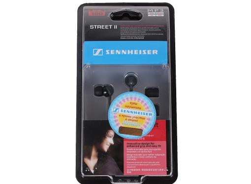 Наушники Sennheiser CX 180 Street II Вкладыши, 20 - 20000 Гц, 16 Ом, 110 дБ, 1.2 м