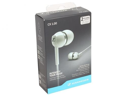 Наушники Sennheiser CX 1.00 white Динамические,внутриканальные
