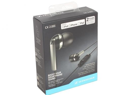 Гарнитура Sennheiser CX 2.00i black (поддержка iphone)