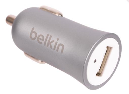 Автомобильное зарядное устройство Belkin F8M730btGRY 2.4А USB серый