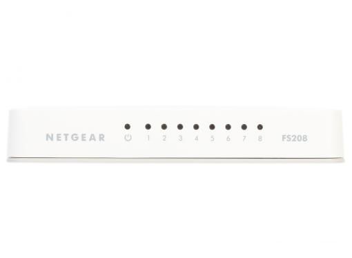 Коммутатор NETGEAR FS208-100PES Коммутатор на 8 портов 10/100 Мбит/с