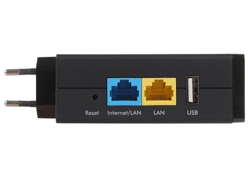 Маршрутизатор переносной Netgear PR2000-100EUS 802.11n 300 Мбит/с (2 порта 10/100 Мбит/с WAN/LAN), 1 порт USB 2.0, 1 порт Micro-USB