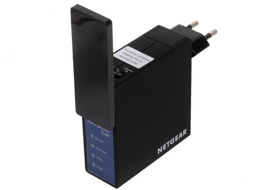 Маршрутизатор переносной Netgear PR2000-100EUS 802.11n 300 Мбит/с (2 порта 10/100 Мбит/с WAN/LAN), 1 порт USB 2.0, 1 порт Micro-USB