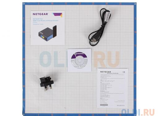Маршрутизатор переносной Netgear PR2000-100EUS 802.11n 300 Мбит/с (2 порта 10/100 Мбит/с WAN/LAN), 1 порт USB 2.0, 1 порт Micro-USB