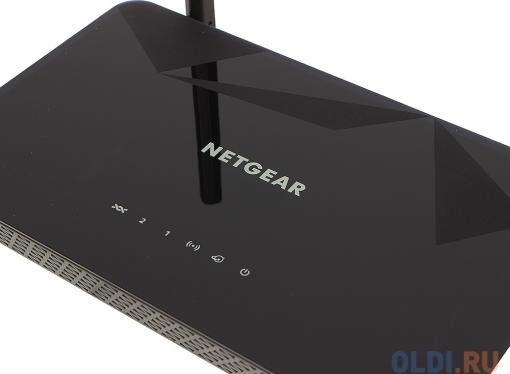 Маршрутизатор NETGEAR D1500-100PES Беспроводной ADSL2+ роутер N300  (Wi-Fi 300 Мбит/с , 1 порт ADSL2+ AnnexА , 1 порт LAN/WAN 10/100 Мбит/с и 1 LAN