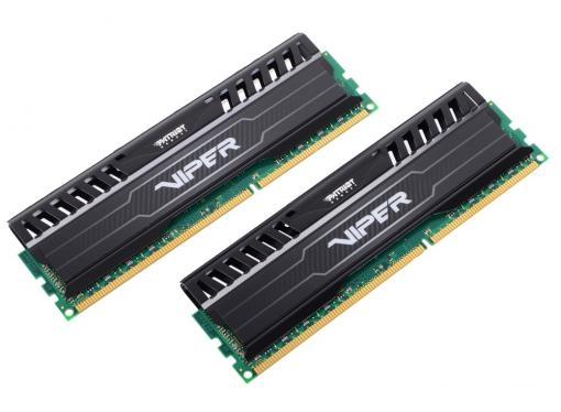 Память 16Gb (2x8Gb) PC3-12800 1600MHz DDR3 DIMM Patriot Viper3 PV316G160C0K