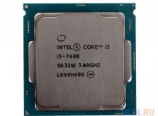 Процессор Intel Core i5-7400 OEM TPD 65W, 4/4, Base 3.0GHz - Turbo 3.5 GHz, 6Mb, LGA1151 (Kaby Lake)